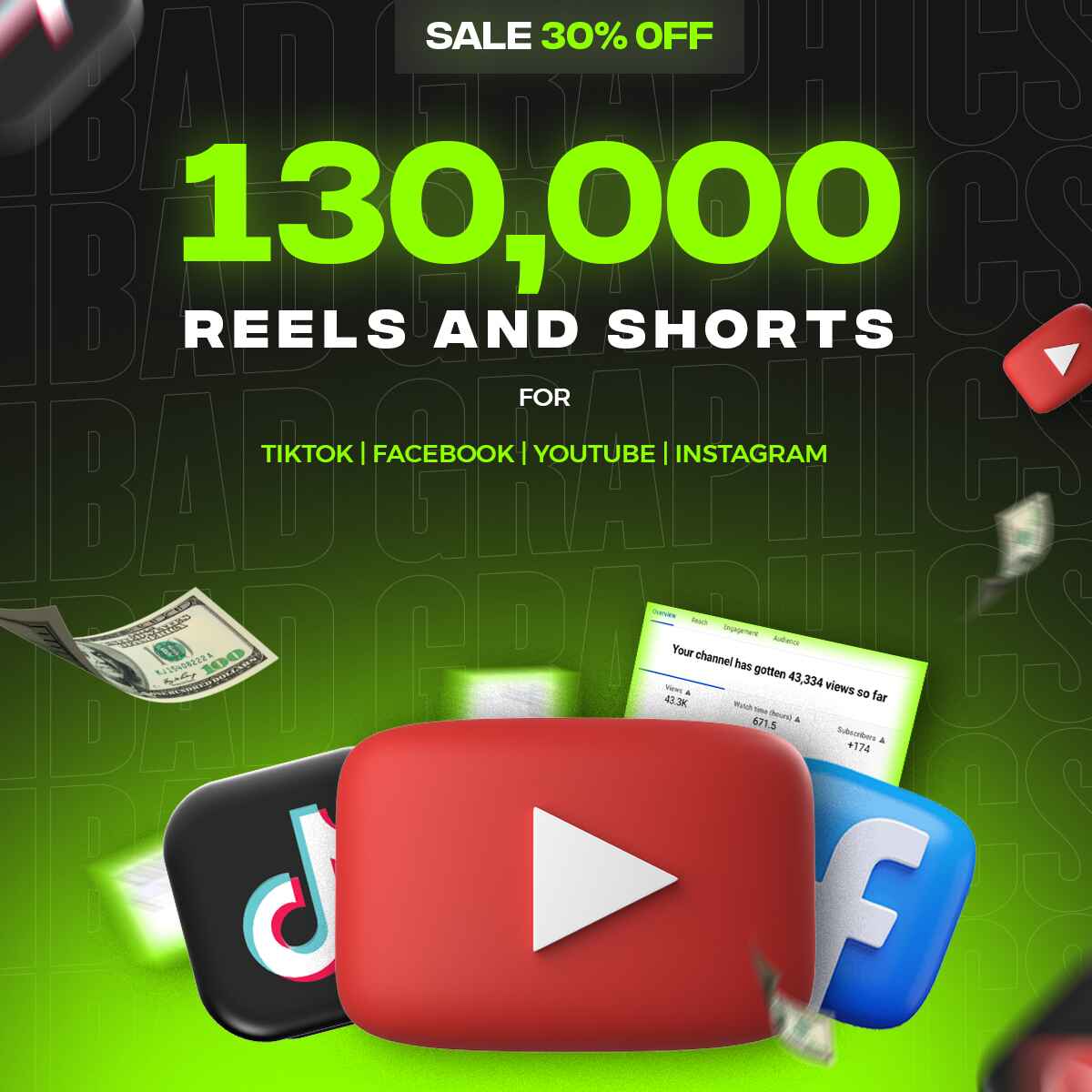 130k Ultimate Mega Reels Bundle (Instant Access Within 30 Seconds) With Reselling License